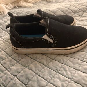 wonder nation Black Slip-On Kids Sneakers
